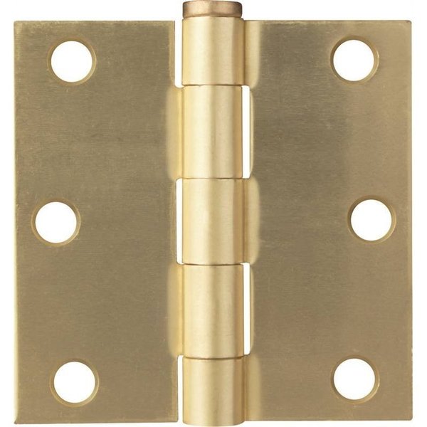 Prosource Hinge Dr Sq 3X3In Sat Brass BH-BS03-PS